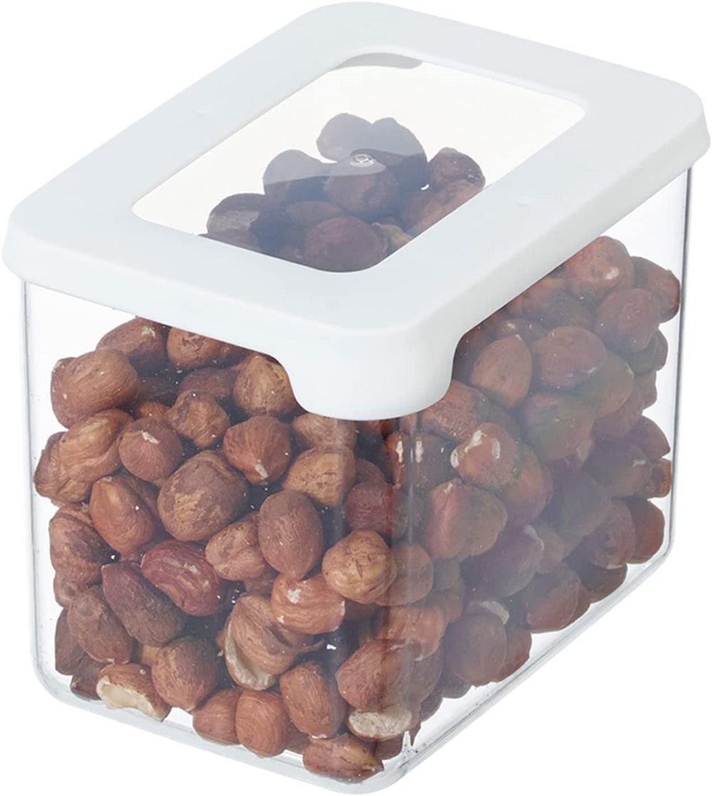 Torrförvarin, Gastromax - Förvaringslåda 0.8L- Lufttät behållare i transparent plast - Tål diskmaskin - BPA-fri plast -13x9x10 cmTillverkad i Finland