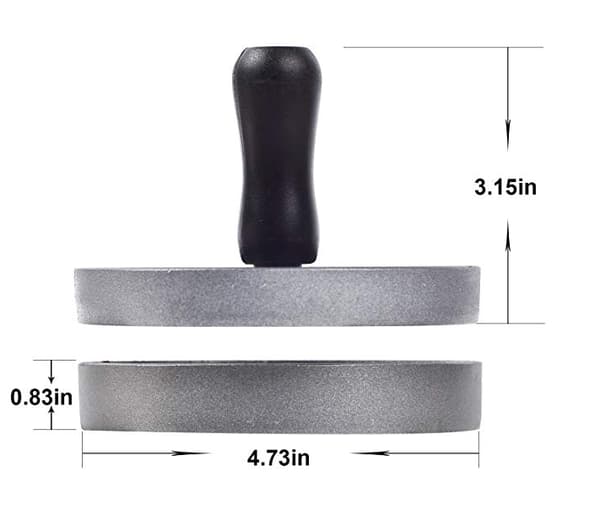 Herzberg Hamburger Grill Press