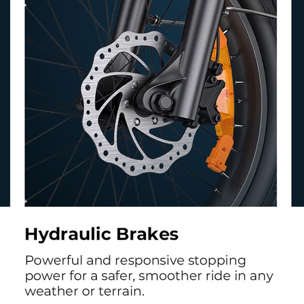 ENGWE EP-2 BOOST Elcykel För Vuxna 250W Motor Elcykel 48V13AH Batteri Hopfällbar Elcykel 20 Tums Elcykel med Feta Däck
