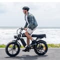 Miniatyrbild 11 av 11: ENGWE M1 Elcykel för vuxna 250W motor Elcykel 48V 15.6+13AH batteri Herr El-Mountainbike 20 tum Feta däck Herr Elcykel