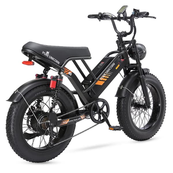 PURE UNICORN U5 Herr El-Mountainbike 1000W Motor Herr Elcykel 48V19.2Ah Batteri Vuxen Elcykel 20 Tum Fat Tire Elcykel