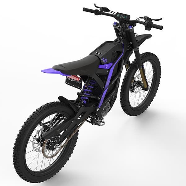 79BIKE Falcon Pro Aikuisille Tarkoitettu Sähkömoottoripyörä 5000 W Moottorilla Varustettu Maastopyörä, 72 V ja 35 Ah:n Akulla Varustettu Maastopyörä
