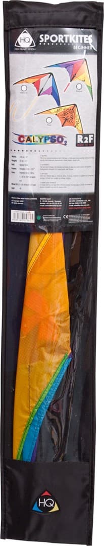 HQ Sport-drage med sladd Calypso II Rainbow Spännvidd 1100 mm Vindstyrka Fitness 2 - 5 bft