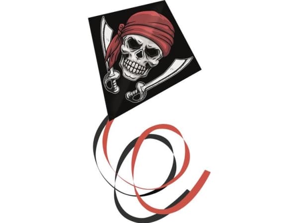 Günther Flugspiele One line Dragon Pirate Spännvidd 700 mm Vindstyrka Fitness 3 - 6 bft