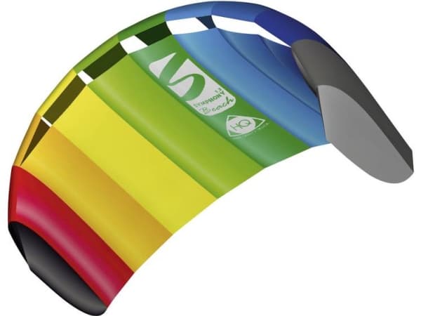 HQ Toliner Kiteboarding drage Symphony Beach 1.3 Rainbow Spændvidde 1300 mm Vind Strength Fitness 2 - 6 bft