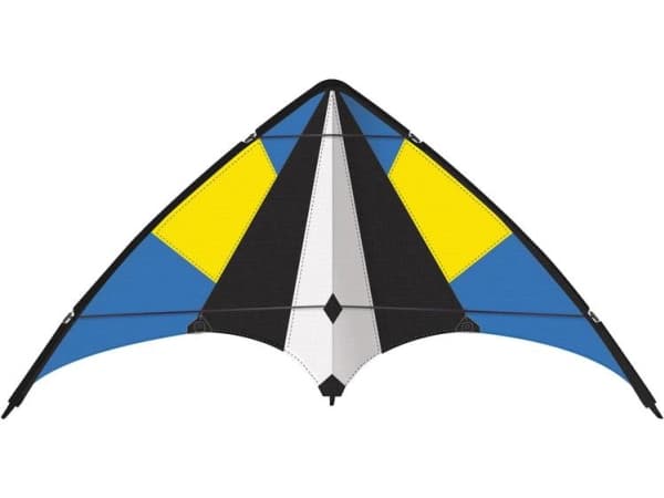 Günther Two-Line Stunt Kite Sky Move 160 X 180 Cm Blue/Yellow