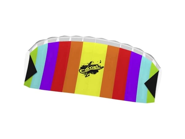 Ecoline Toliner Kiteboarding drage comet Rainbow Spændvidde 1200 mm Vind Strength Fitness 3 - 6 bft