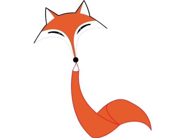 Ecoline Drage Fox kite Spændvidde 960 mm