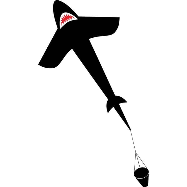 Ecoline Drake Shark Kite 5 Spännvidd 1500 mm