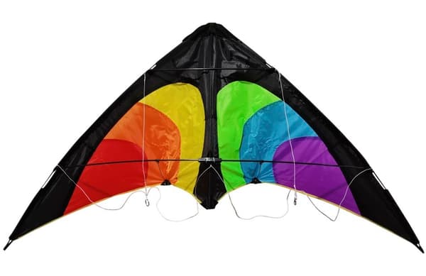 Airow Stunt  Rainbow drake, barn från 6 år m. 2 linor, 160 cm