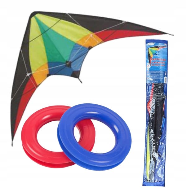 Stor 2-rads sportdrake 140X74cm Jastrząb