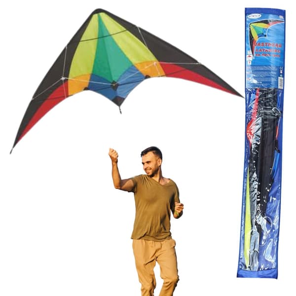 Stor 2-rads sportdrake 140X74cm Jastrząb