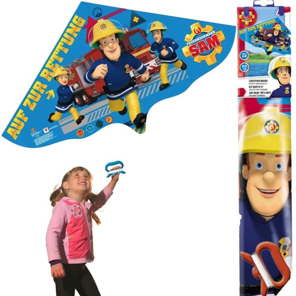 BRANDMAN SAM DRAKEN BARN med snöre Stor GUNTHER