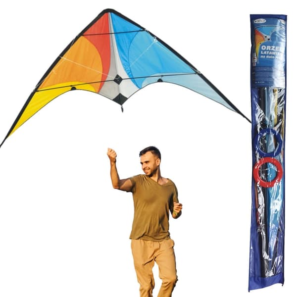 Stor akrobatisk sportdrake 160X80 MED LINER