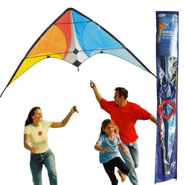 Stor akrobatisk sportdrake 160X80 MED LINER