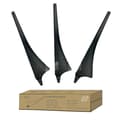 Miniatyrbillede 2 af 2: Delta Wing Blade til Vindgenerator, Længde 630mm, Farver Sort, Hvid, Blå, Rød,Sort, 3 klinger, Kun blad