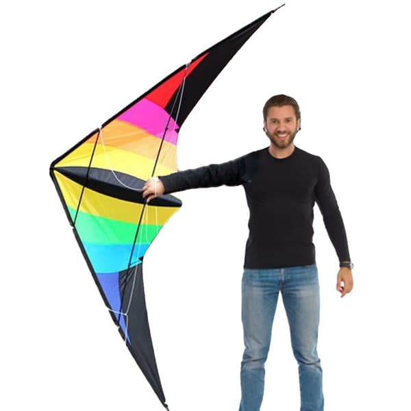 Dubbel Linje Stuntdrake, 220 cm Storlek, Hållbart Nylonmaterial, Lätt att Flyga
