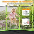 Miniatyrbillede 2 af 8: Have Trampolin, 165x165x188 cm, Grøn