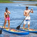 Miniatyrbild 6 av 8: Uppblåsbar Stand Up Paddle Board, M, 10.5'x30"x6", Blå