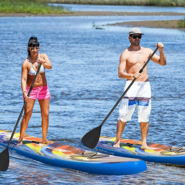 Uppblåsbar Stand Up Paddle Board, Pump-L, 10,5'x30"x6", Blå