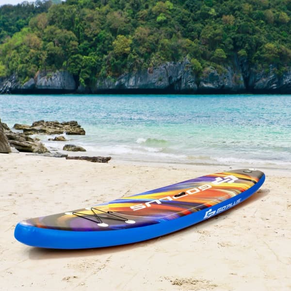 Uppblåsbar Stand Up Paddle Board, Pump-L, 10,5'x30"x6", Blå