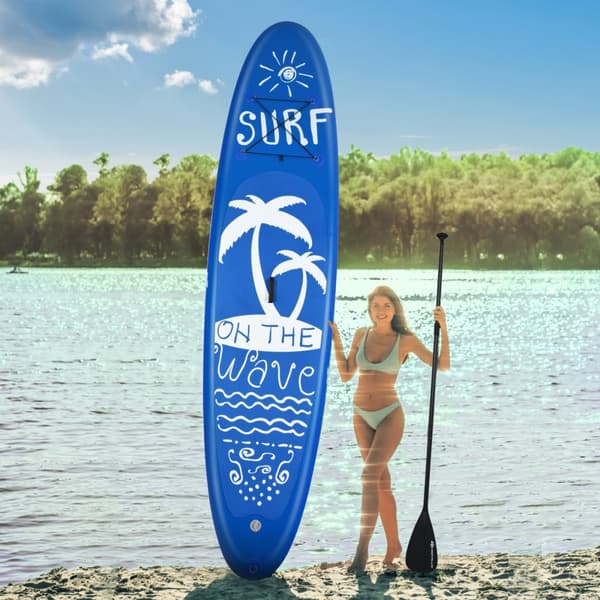 Uppblåsbar Stand Up Paddle Board, 305x76x16 cm