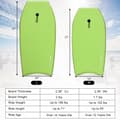 Miniatyrbild 4 av 8: Bodyboard, Super Surfing Lättviktsbodyboard med koppel-L, 37"x19"x2.36"