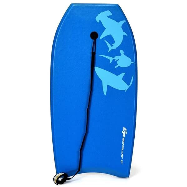 Bodyboard, Lättviktig Super Bodyboard för Surfing med EPS Kärna, 42"x17"x3"