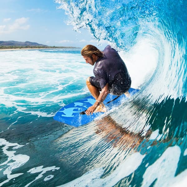 Bodyboard, Kevyt Super Bodyboard Surffaus W/Naru IXPE Kannella EPS-ydinlauta-L, 42"x17"x3"