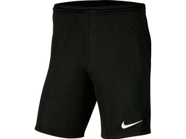 Nike Dri-FIT Park III sort polyester sportshorts för herrar (S)