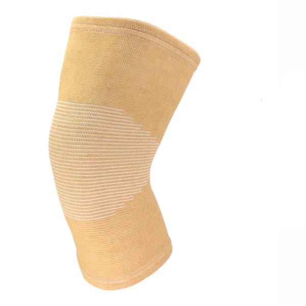 Knäskydd - Skyddande och Värmande (1-par) Beige Beige, Large