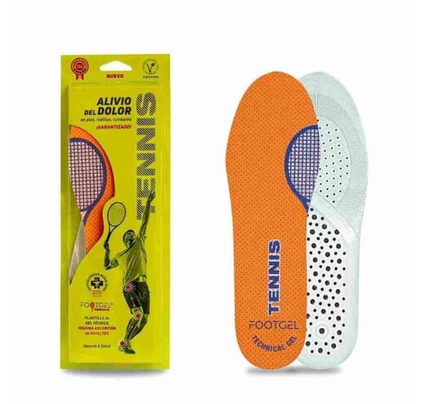 Innleggssåler Footgel Tennis, størrelse 43-47