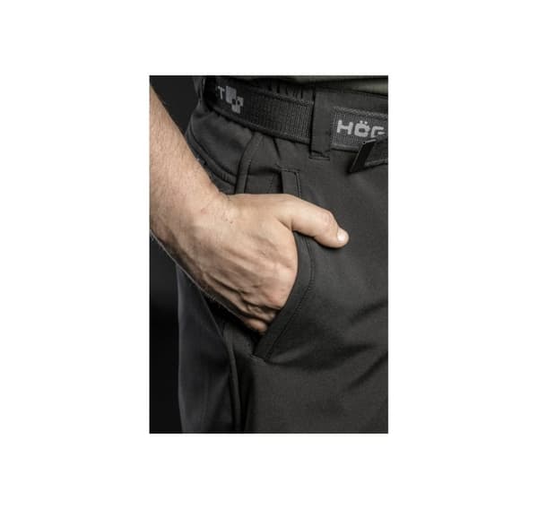 ELDE softshell arbejdsbukser (sort) XL