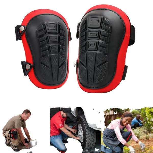 Tunga knäskydd, ergonomisk passform, halkfri design,standard