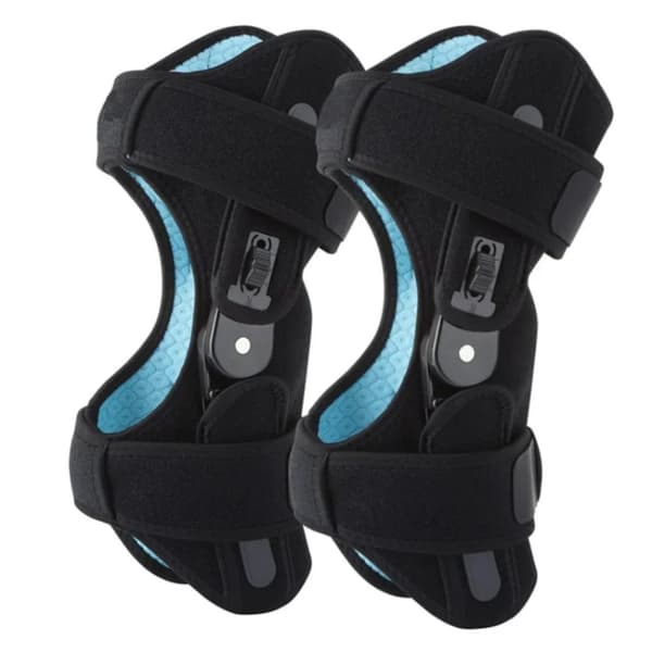 Knee Booster Shift Knäskydd, Justerbart Stöd, Fjäderbelastad Funktion,1set, M