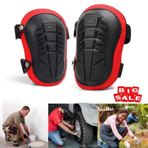 Heavy-Duty Knæbeskyttere, Ergonomisk Pasform, Skridsikker Design,misligholdelse