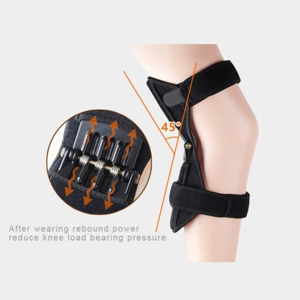 Knästöd - Justerbart med fjädrar för stöd - (set med 2 st)