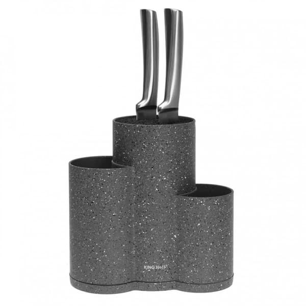 TRIPLE STANDBLOCK FÖR KNIVAR OCH redskap KINGHOFF KH-1568