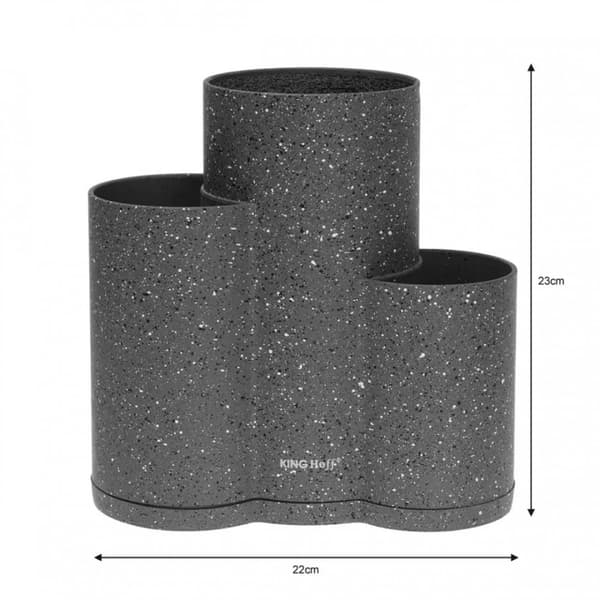 TRIPLE STANDBLOCK FÖR KNIVAR OCH redskap KINGHOFF KH-1568