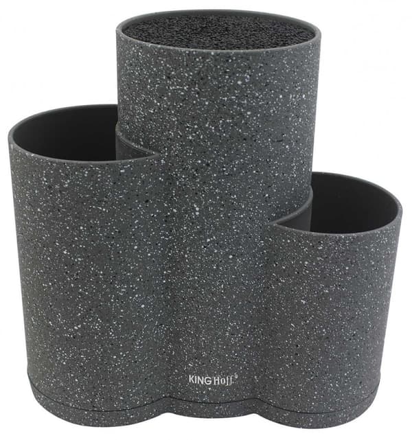 TRIPLE STANDBLOCK FÖR KNIVAR OCH redskap KINGHOFF KH-1568
