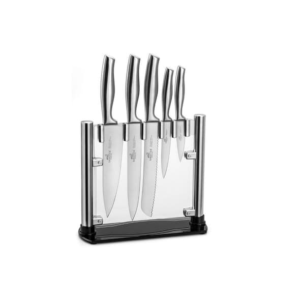 FUJI Akrylblock + 5 ORYS Lion Knives Sabatier International
