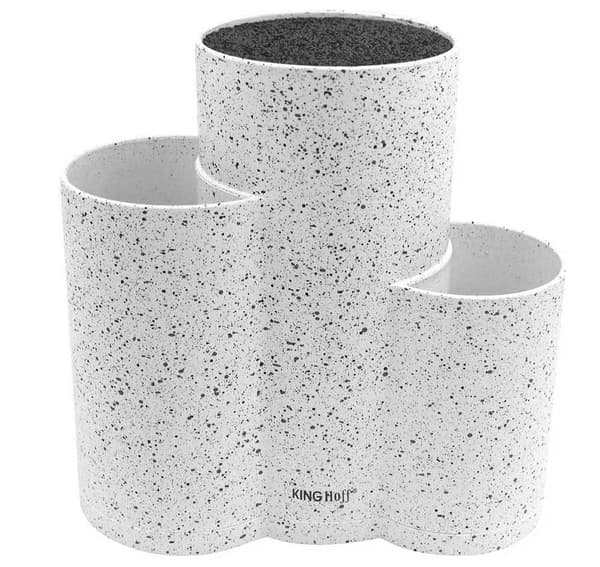 UNIVERSAL BLOCK KNIVST�LL 3-i-1 KINGHOFF KH-1585 WHITE