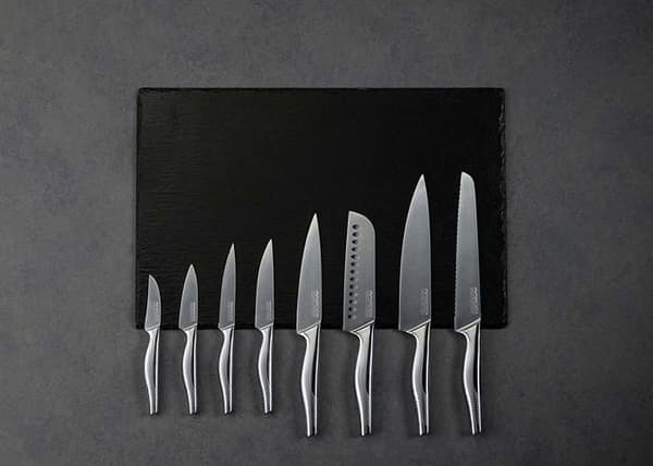 Nirosta - 43718 - Kockkniv i rostfritt stål Total längd 35 cm Bladlängd 21 cm