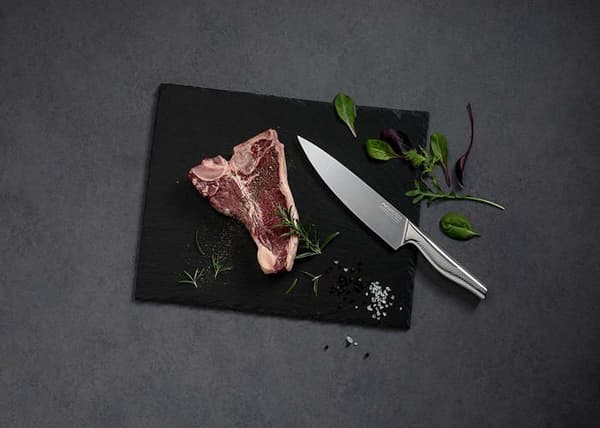 Nirosta - 43718 - Kockkniv i rostfritt stål Total längd 35 cm Bladlängd 21 cm