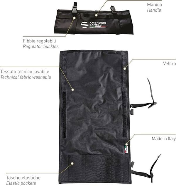 Caravel - Ideal knivrulle för 3 knivar (inte inkluderade) - 31,5 x 60,0 cm