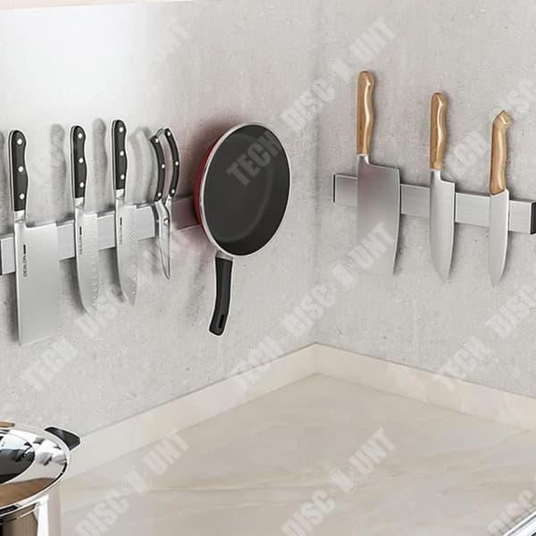 TD® Magnet Magnetisk knivhållare i rostfritt stål Stansfri knivhållare Kök Magnetisk Knivhållare