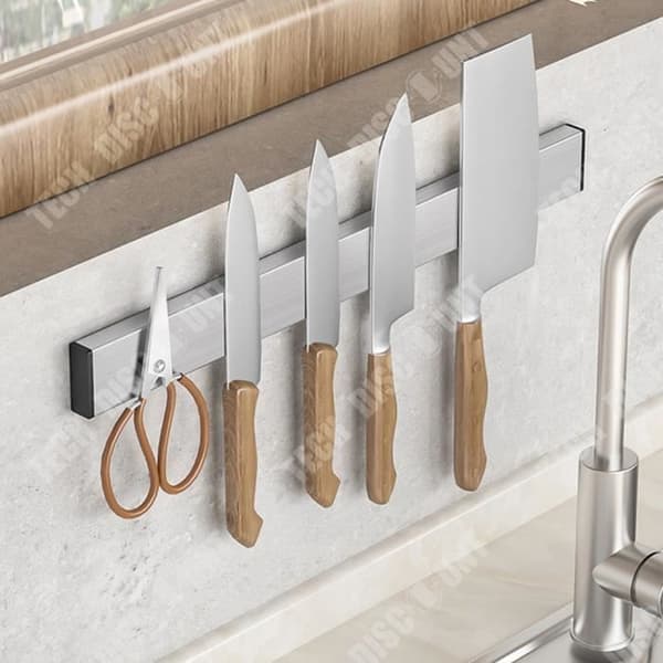 TD® Magnet Magnetisk knivhållare i rostfritt stål Stansfri knivhållare Kök Magnetisk Knivhållare