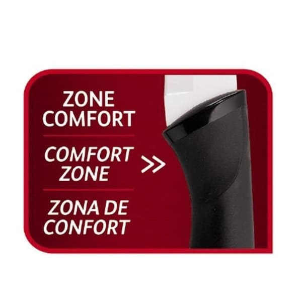 TEFAL - COMFORT 5-delars set med knivar i rostfritt stål + träförvaringsblock