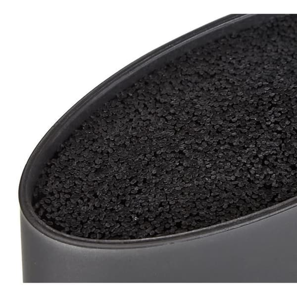 Knivblock - ARCOS - Universal Oval - Svart - 220 x 160 x 65 mm - Plast