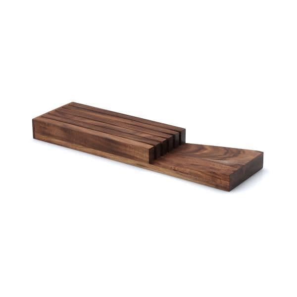 Continenta 5-fack knivställ i trä 39x11x3,5 Trä